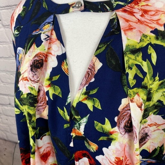 Umgee Boho Floral Peasant Dress size Medium - Picture 4 of 15